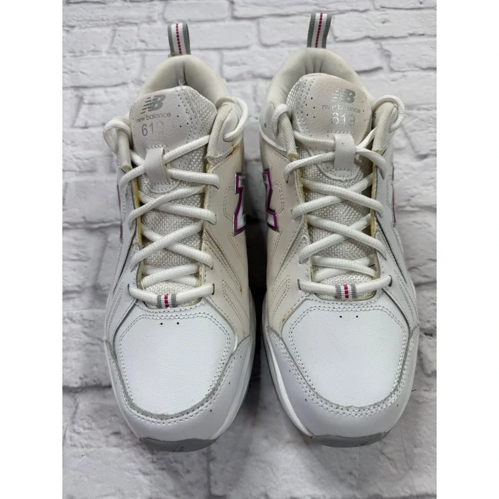 New Balance 619 Cross Training Shoes Womens 11 White Good ABZORB WX619WP